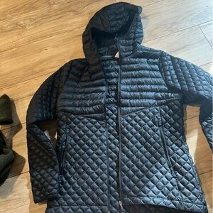 Merrell packable Black Quilted Puffer Jacket